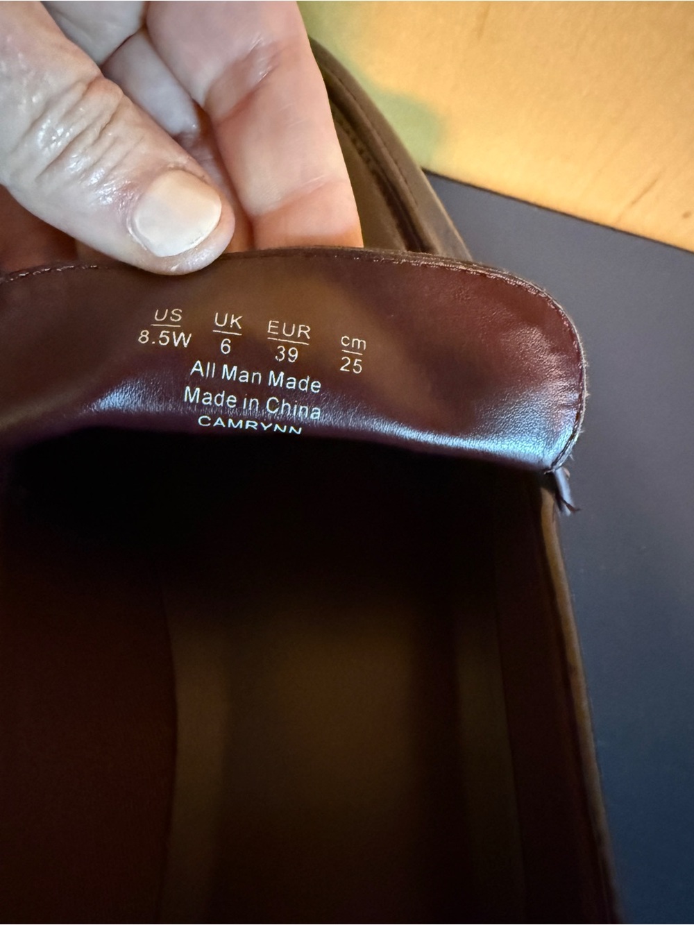 Franco Sarto Camrynn Burgundy Penny Loafers - Picture 6 of 6